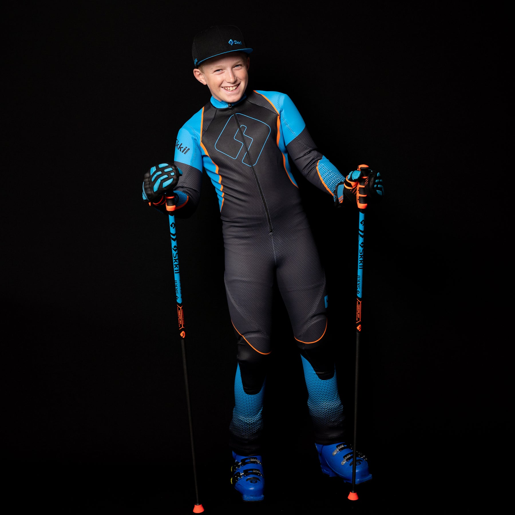 Combinaison ski racing GS junior normée FIS avec protections – SKKIL