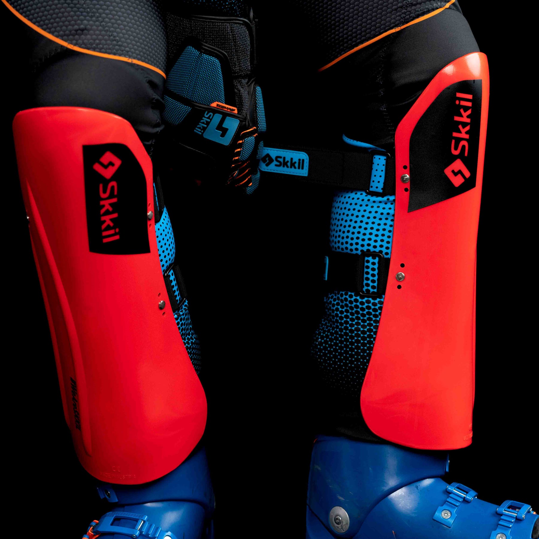 Zandona Shinguard Slalom Kid Fluo Protection Tibia Ski Enfant - AlexFactory